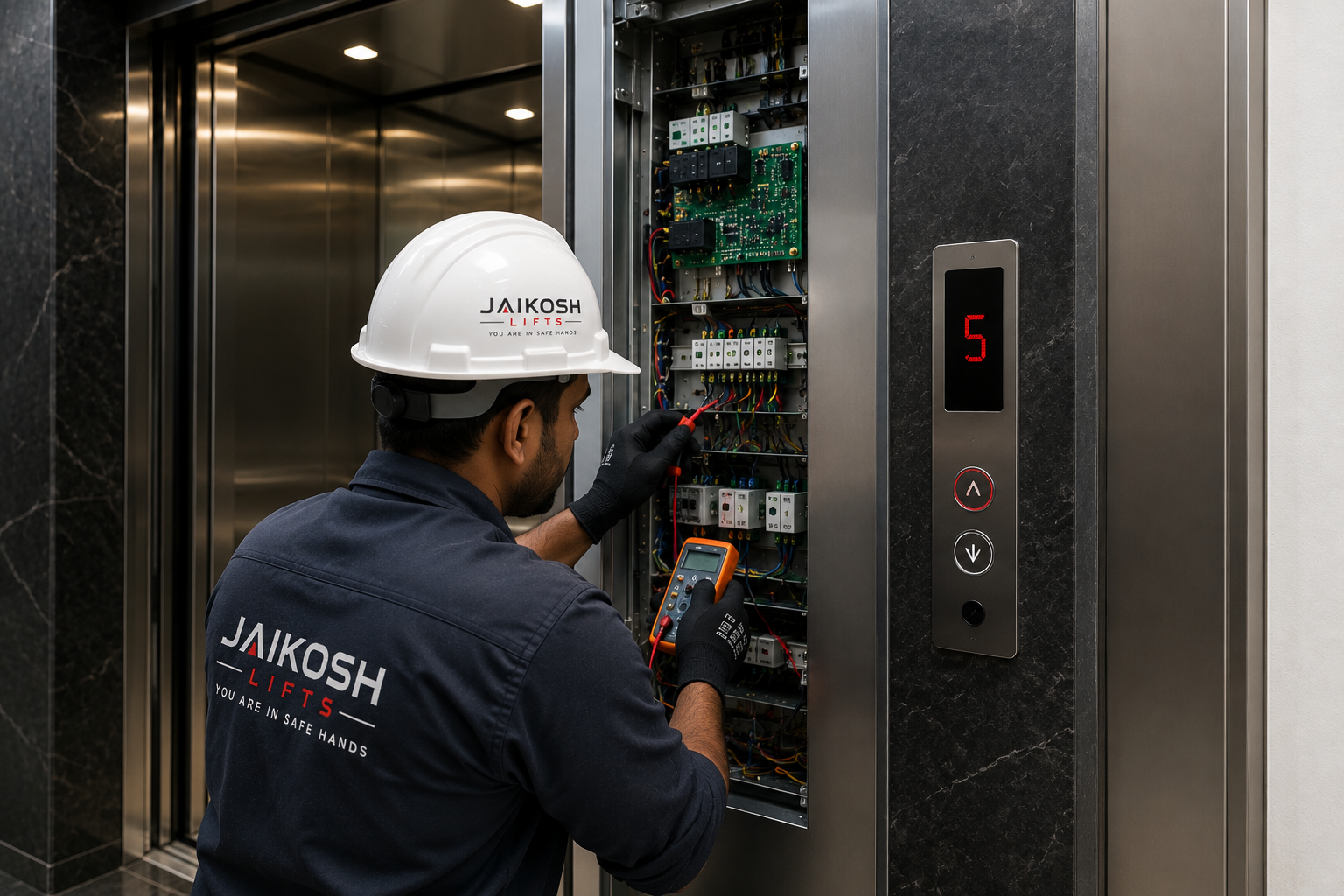 Elevator maintenance technician